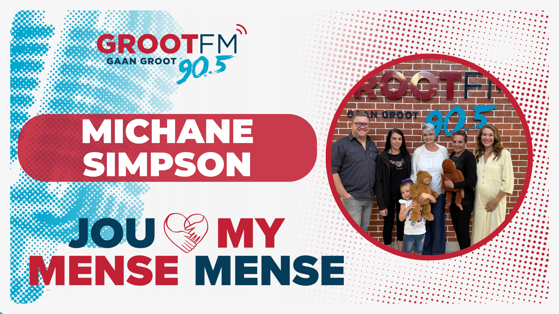 You are currently viewing #JouMenseMyMense – Michane Simpson | GROOTfm 90.5 | 16 September 2026