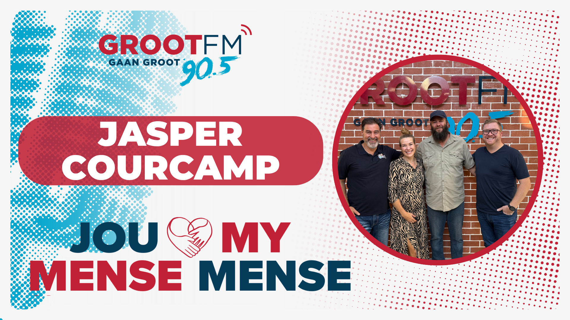 You are currently viewing #JouMenseMyMense – Jasper Courcamp | GROOTfm 90.5 | 23 September 2026